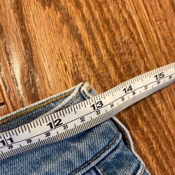 Frank & Eileen Monaghan button fly high rise raw hem jeans 27 $328! - Picture 6 of 14